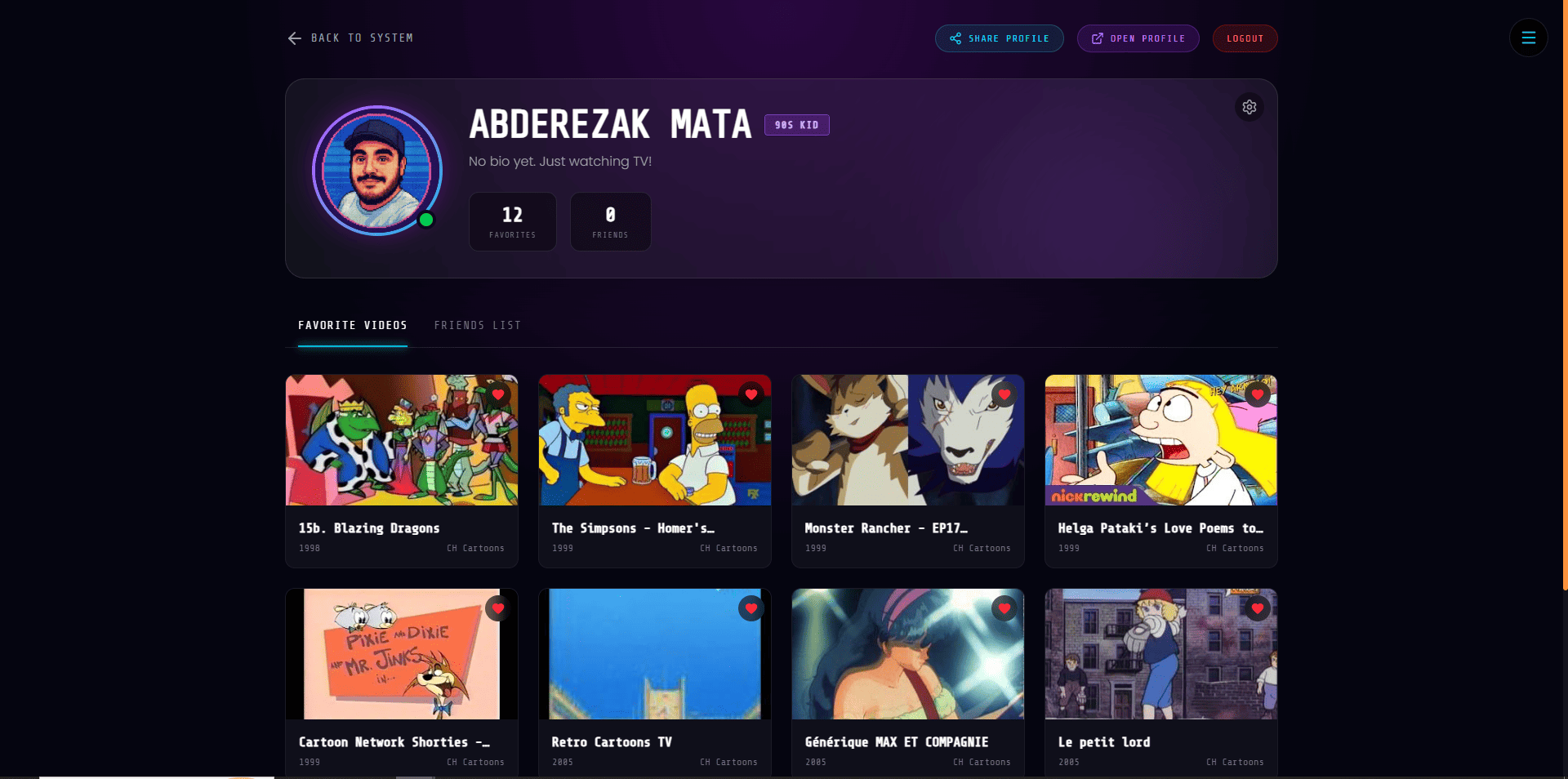 My Profile
