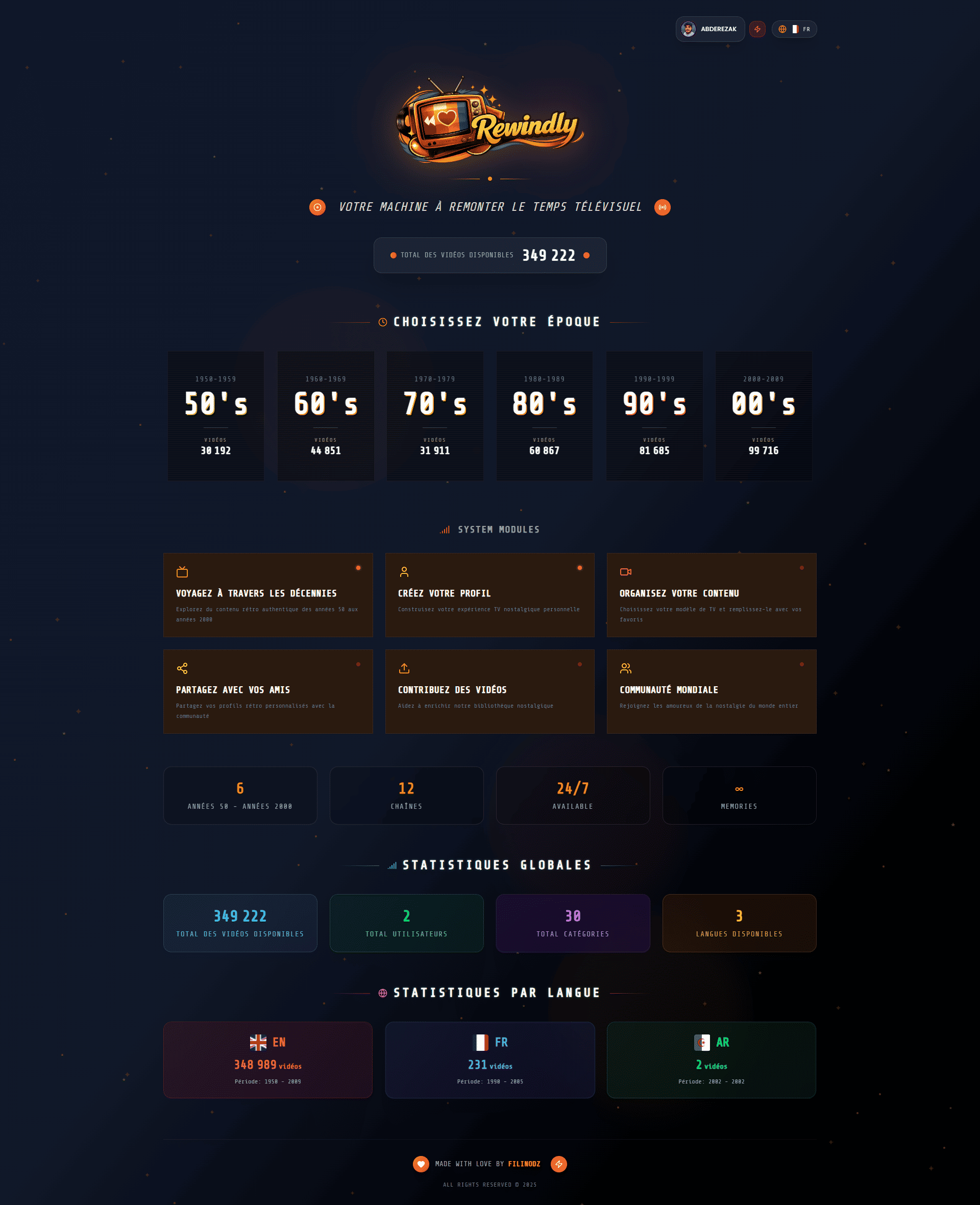 Welcome Page