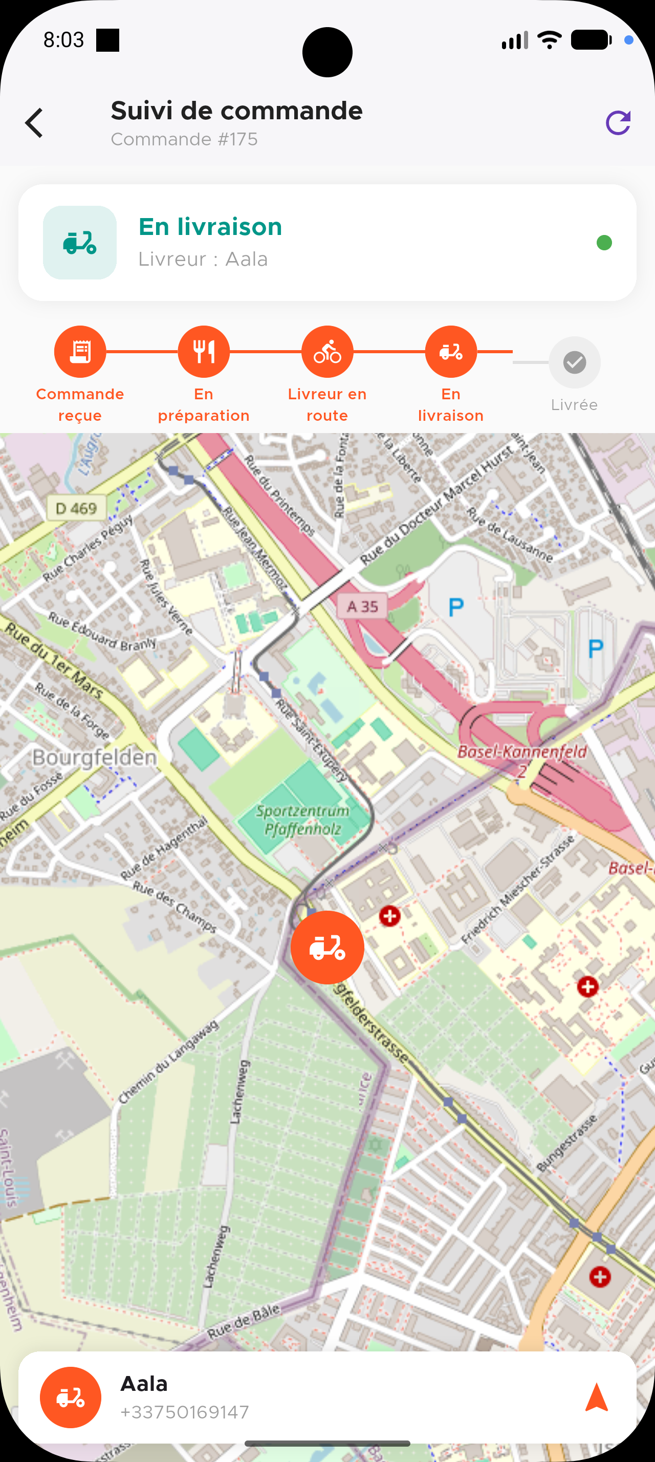 Application Tacos Locos — écran 2
